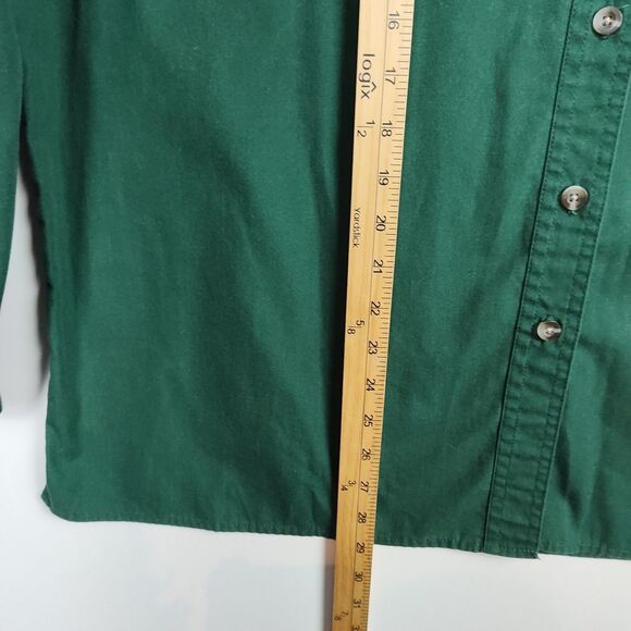 Bass Pro Shops Button-Up Shirt Men's XXL Green Embroidered Logo Long Slvs - Picture 5 of 9